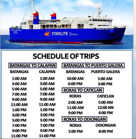 batangas port to caticlan schedule